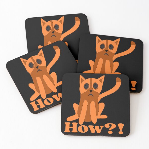 Item preview, HOW - Funny Cat Pictures designed and sold by FunnyCatsFam.