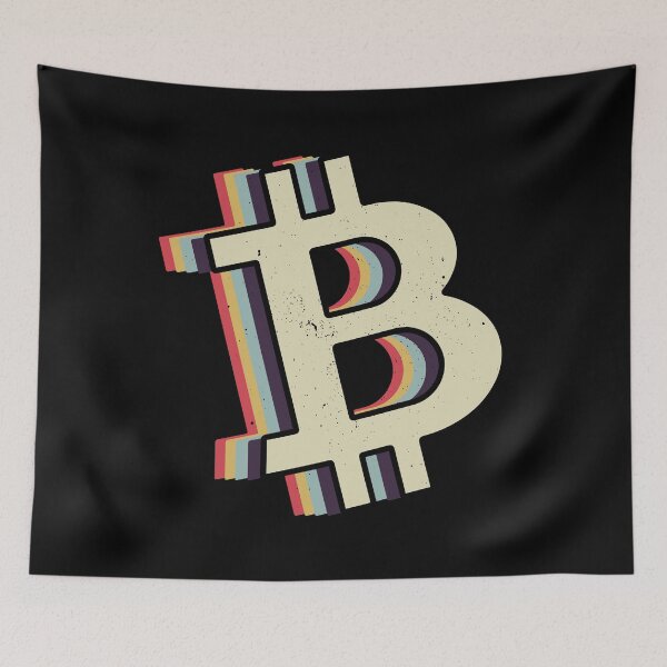 Aperçu de l'œuvre T-shirt rétro Bitcoin - Bitcoin HODL To The Moon créée et vendue par nft-millionaire.