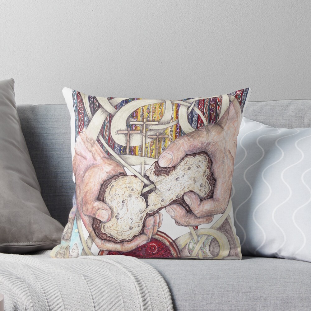Item preview, Throw Pillow designed and sold by lindscriptorium.
