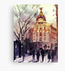 Madrid Canvas Print