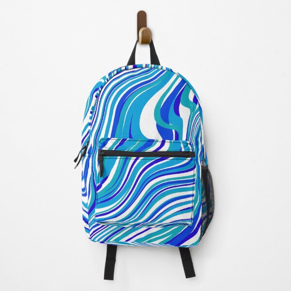 Item preview, Blue fresh color marble abstract white background designed and sold by Roselove4869.