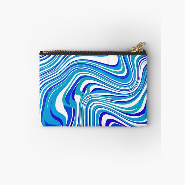 Item preview, Blue fresh color marble abstract white background  designed and sold by Roselove4869.