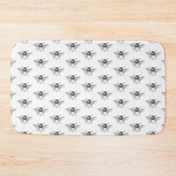 Item preview, Bee Print White Background designed and sold by designsbyreaia.