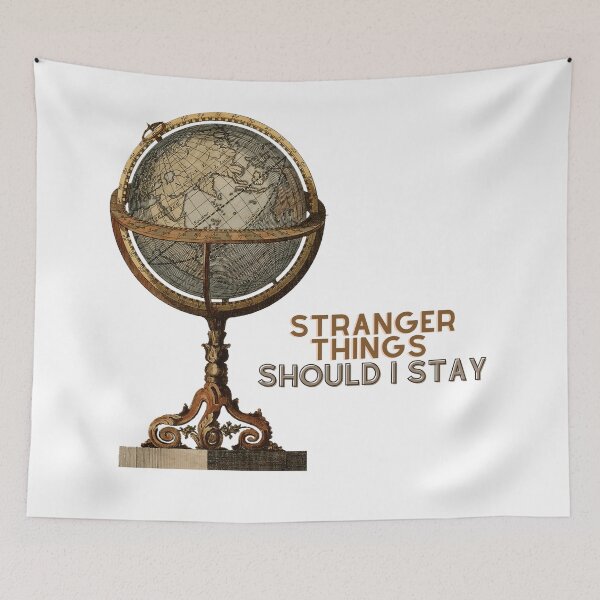 Item preview, Stranger Things Should I Stay-Stranger Things Inspired -Sticker- Outdoor. designed and sold by Alexa5454.