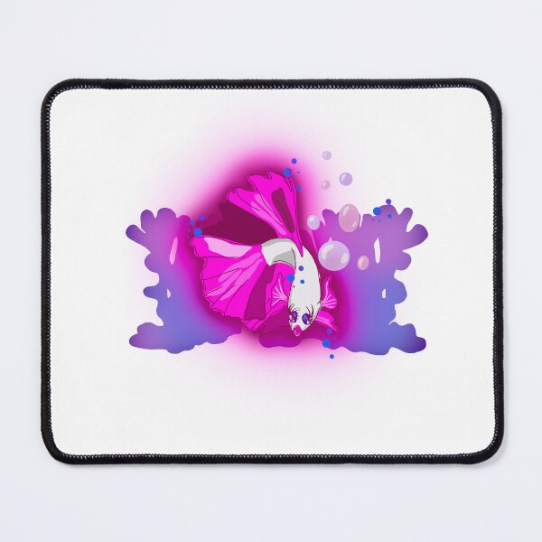 Item preview, Pink And White Betta Fish designed and sold by princesssomo21.