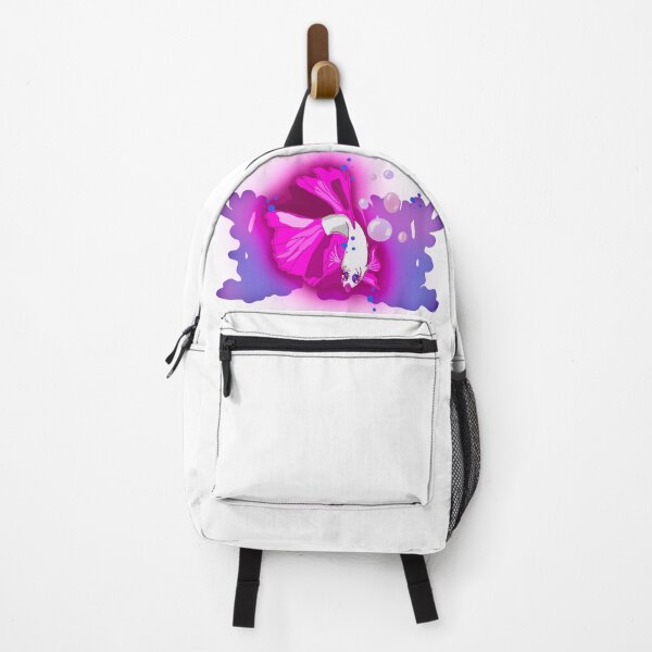 Item preview, Pink And White Betta Fish designed and sold by princesssomo21.