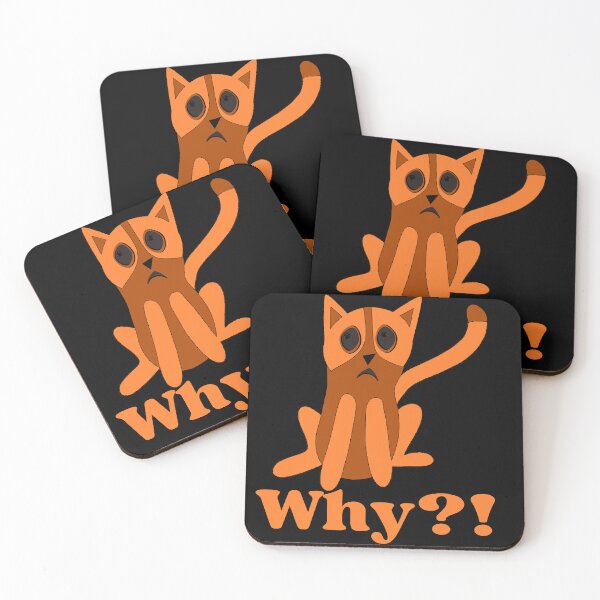 Item preview, WHY - Funny Cat Pictures designed and sold by FunnyCatsFam.