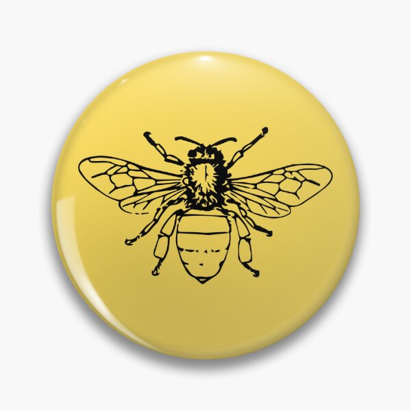 Item preview, Bee Print Yellow Background designed and sold by designsbyreaia.