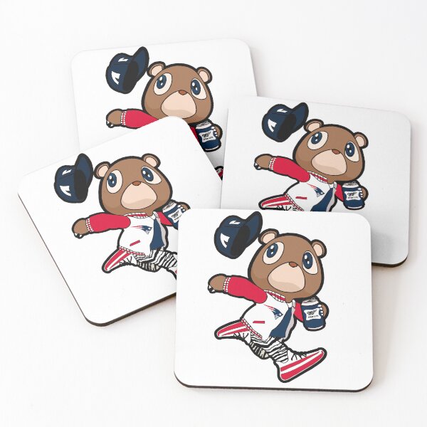Item preview, Patriots football design feat. Kanye west bear designed and sold by Sophieisartsy.
