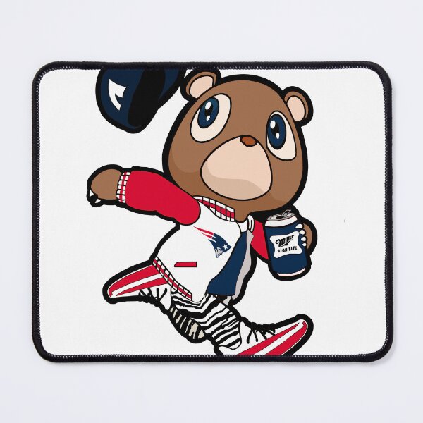 Item preview, Patriots football design feat. Kanye west bear designed and sold by Sophieisartsy.