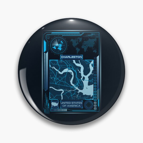 Item preview, CHARLESTON MAP USA designed and sold by hatimelhag.
