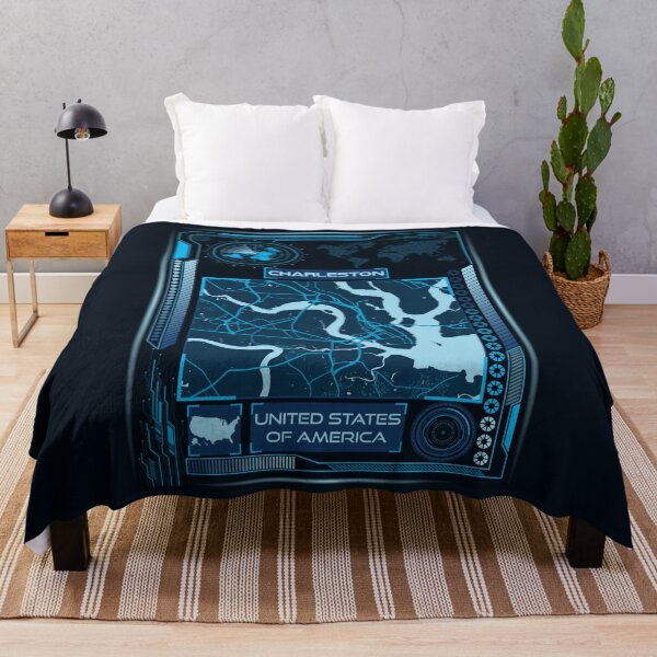 Item preview, CHARLESTON MAP USA designed and sold by hatimelhag.