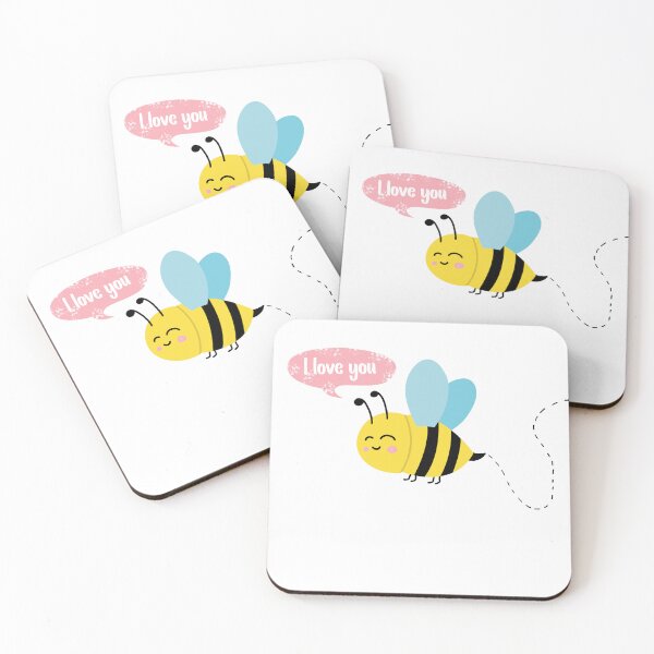 Item preview, Cute Bee saying I love you  designed and sold by happyrays.