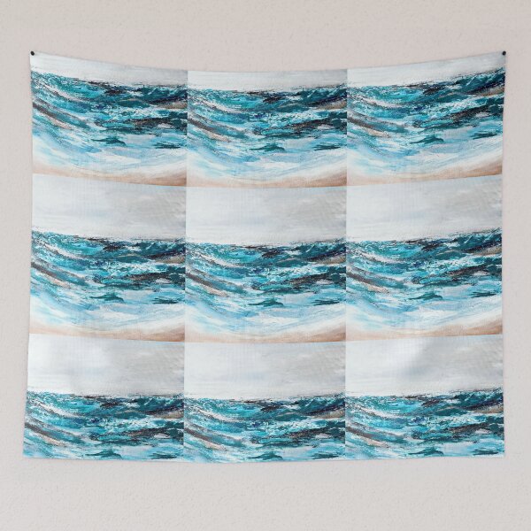 Item preview, Beachy Vibes Original - Acrylic Painting designed and sold by MazerolleArt.