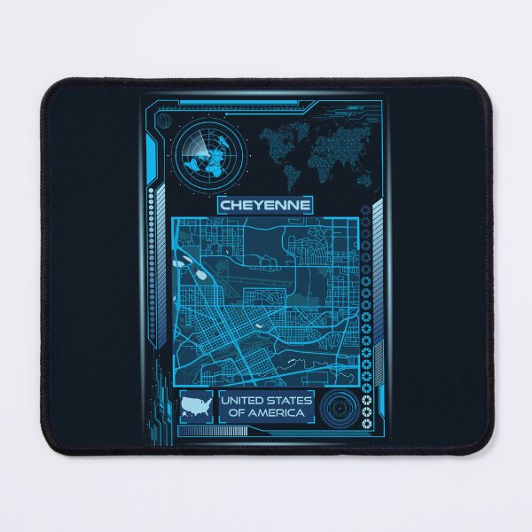 Item preview, CHEYENNE MAP USA designed and sold by hatimelhag.