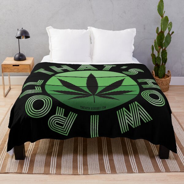 Item preview, Retro Vintage Sunset Green Pot leaf-Thats how I roll designed and sold by YomeHayin.