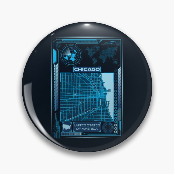 Item preview, CHICAGO MAP USA designed and sold by hatimelhag.