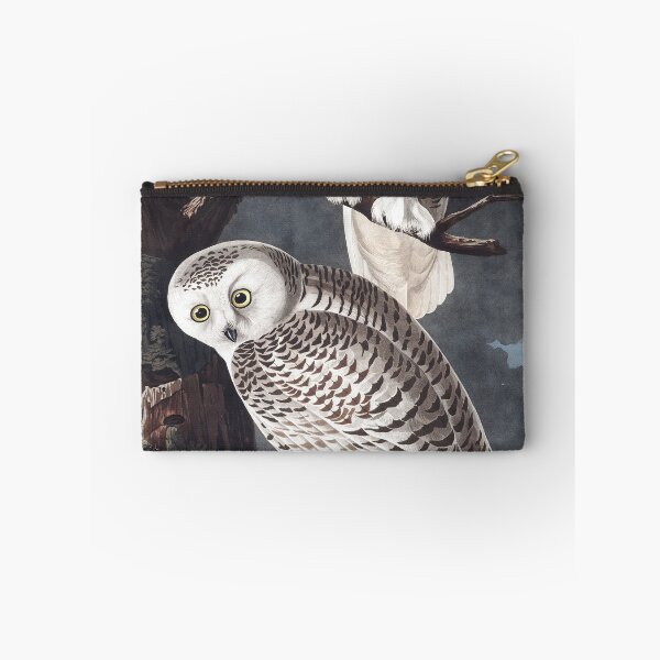 Item preview, Two snowy owls in the tree, vintage bird illustration designed and sold by Mauswohn.