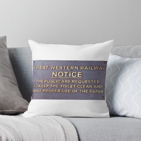 Item preview, Vintage Great Western Railway Toilet Sign designed and sold by Random Railways.