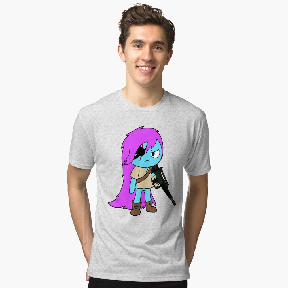 Come and Learn with Pibby! T-Shirt FNF X Pibby Angry T-Shirt | Magnet