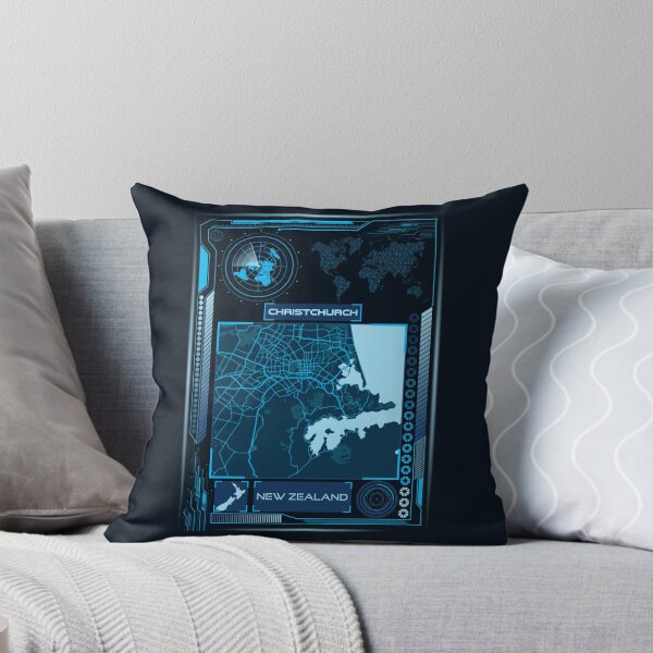 Item preview, CHRISTCHURCH MAP NEW ZEALAND designed and sold by hatimelhag.