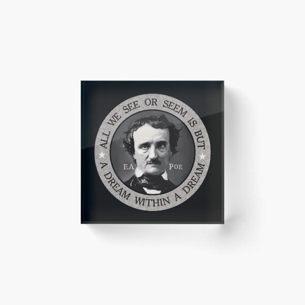 Item preview, Edgar Allen Poe - "All we see or seem is but a dream within a dream" quote designed and sold by HaggisVitae.