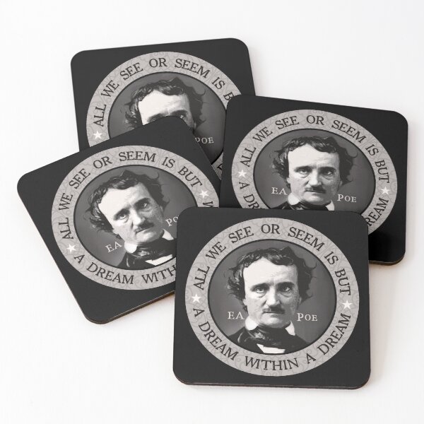 Item preview, Edgar Allen Poe - "All we see or seem is but a dream within a dream" quote designed and sold by HaggisVitae.