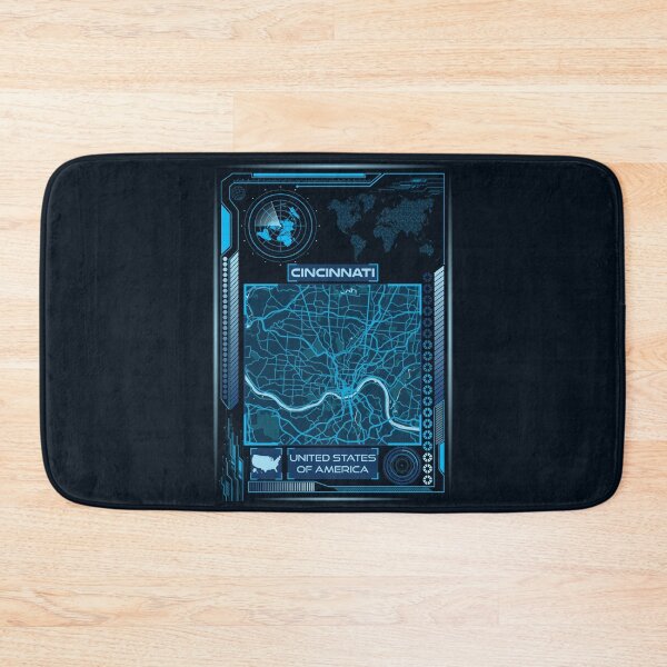 Item preview, CINCINNATI MAP USA designed and sold by hatimelhag.