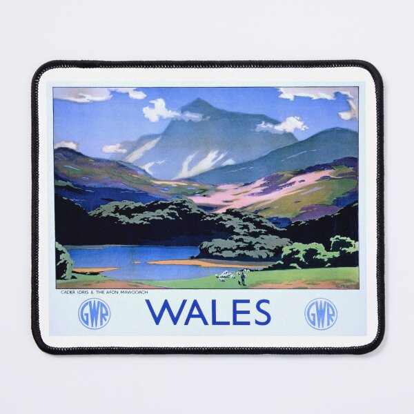 Item preview, Vintage Great Western Railway travel poster for Wales designed and sold by Random Railways.