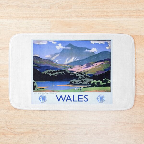 Item preview, Vintage Great Western Railway travel poster for Wales designed and sold by Random Railways.