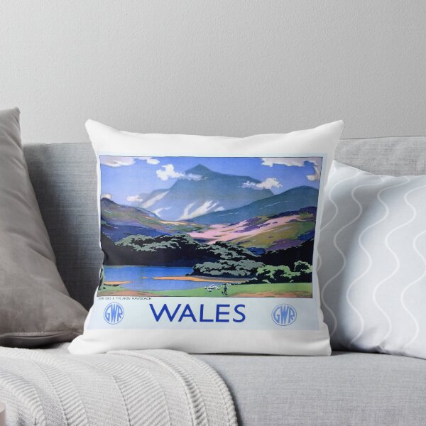 Item preview, Vintage Great Western Railway travel poster for Wales designed and sold by Random Railways.