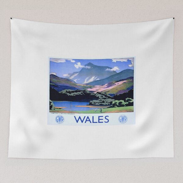 Item preview, Vintage Great Western Railway travel poster for Wales designed and sold by Random Railways.
