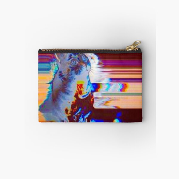 Item preview, Distorted vaporwave cat designed and sold by ridindirty.