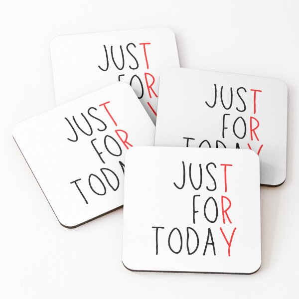 Item preview, TRY - Just for Today. AA Slogan. designed and sold by superbling.