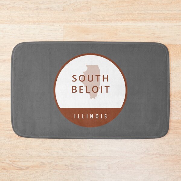 Item preview, South Beloit Illinois Brown Circle State Outline designed and sold by allcitymetro.