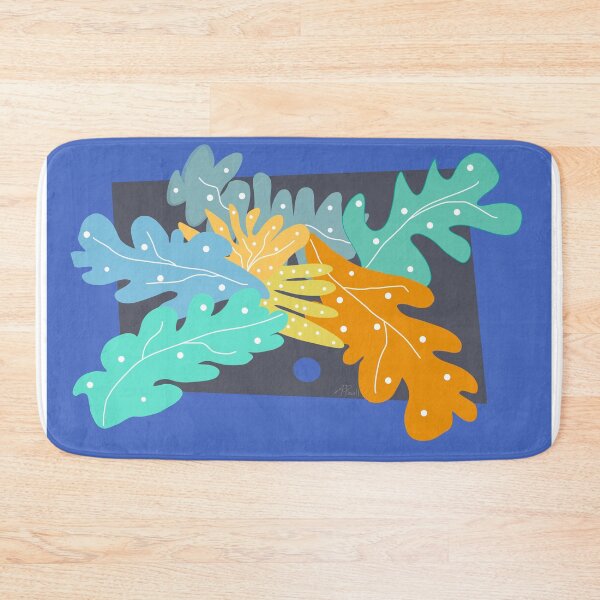 Item preview, Abstract Colorful Leaves With Dots - abstract art designed and sold by art64.