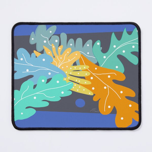 Item preview, Abstract Colorful Leaves With Dots - abstract art designed and sold by art64.