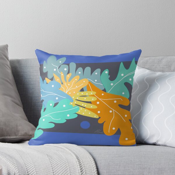 Item preview, Abstract Colorful Leaves With Dots - abstract art designed and sold by art64.