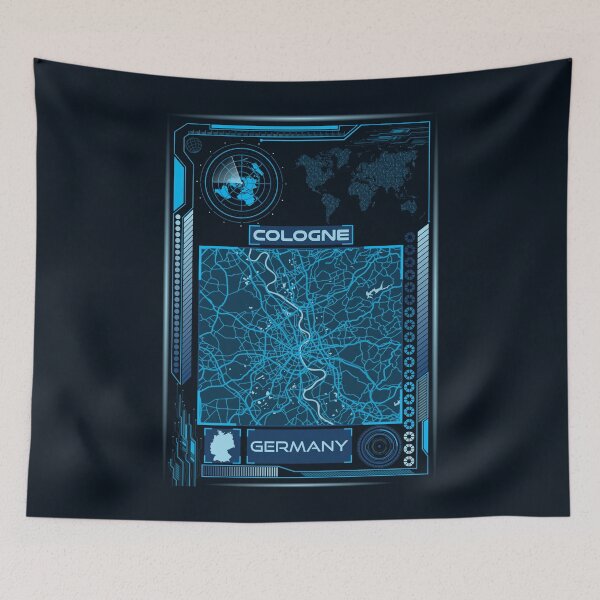 Item preview, COLOGNE MAP GERMANY designed and sold by hatimelhag.