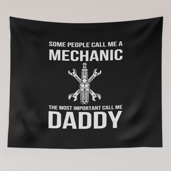 Item preview, Daddy Some People Call Me daddy Funny Mechanic vintage designed and sold by َART LOVERS ★★★★★.