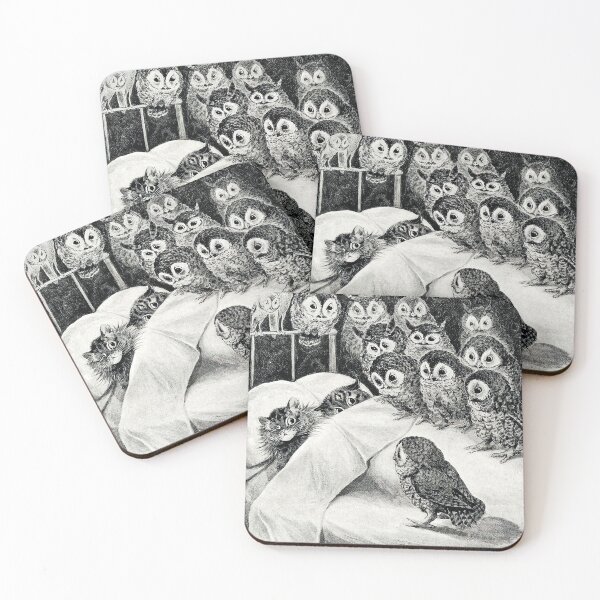 Item preview, Louis Wain Cat Nightmare Owl Bird designed and sold by TeeARTHY.