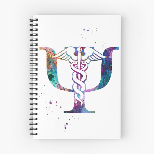 Item preview, Psychiatry Symbol Psi and Rod of Asclepius designed and sold by EvasDreams.