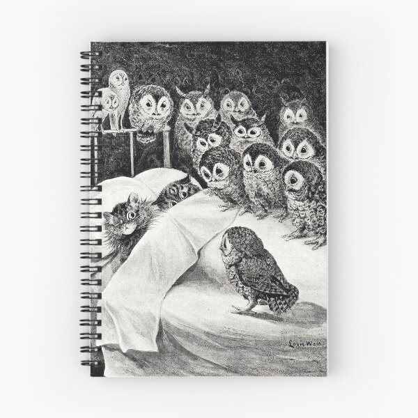 Item preview, Louis Wain Cat Nightmare Owl Bird designed and sold by TeeARTHY.
