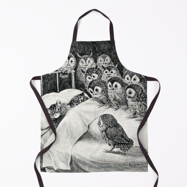 Item preview, Louis Wain Cat Nightmare Owl Bird designed and sold by TeeARTHY.