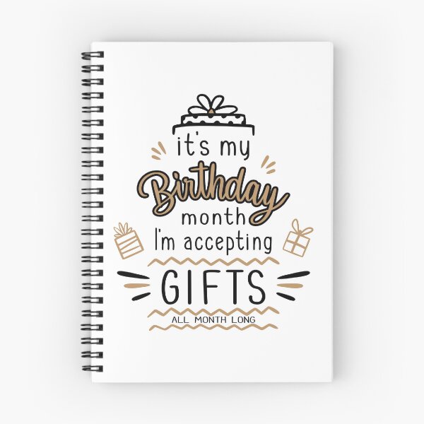 Item preview, It's my Birthday MONTH - Birthday Gift - Funny Birthday - Birthday Party - wrap me in plastic designed and sold by originalsusie.