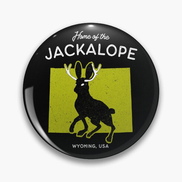 Item preview, Home of the Jackalope - Wyoming, USA Cryptid designed and sold by strangeology.