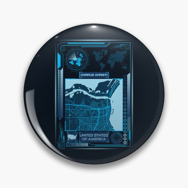 Item preview, CORPUS CHRISTI MAP USA designed and sold by hatimelhag.
