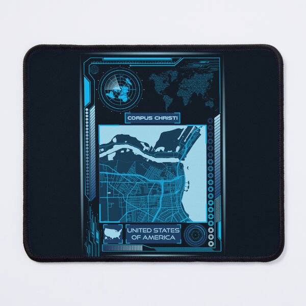Item preview, CORPUS CHRISTI MAP USA designed and sold by hatimelhag.