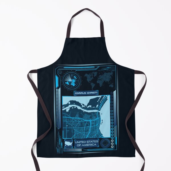 Item preview, CORPUS CHRISTI MAP USA designed and sold by hatimelhag.
