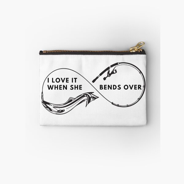 Item preview, I love it when she bends over funny fishing t shirt design designed and sold by Rdjric123.